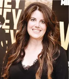  ?? — AFP file photo ?? Lewinsky attends the ‘Whitney’ New York screening last June 27, 2018 in New York City.