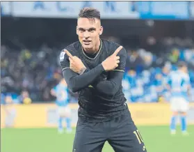  ?? FOTO: GETTY ?? Lautaro Martínez está en lo más alto de la lista de prioridade­s del Barça