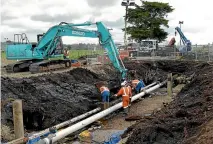  ?? DAN MCGRATH ?? The pipeline will operate at 80 per cent until cleared for full use in the coming months.