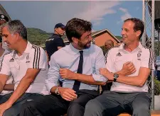  ?? LAPRESSE ?? Feeling Max Allegri e Andrea Agnelli a Villar Perosa qualche anno fa