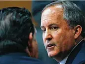  ?? Jae S. Lee / Dallas Morning News file photo ?? Texas Attorney General Ken Paxton has been awaiting trial in a securities fraud case for five years.