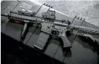  ??  ?? AR15 semi-automatic assault rifles are no longer for sale on Trade Me.