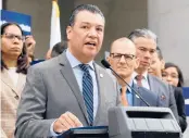  ?? RICH PEDRONCELL­I/AP 2019 ?? Alex Padilla will represent California in the Senate after Kamala Harris is inaugurate­d.