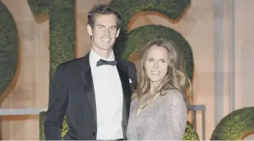  ??  ?? 0 The new baby is a third child – and first son – for Sir Andy Murray and his wife Kim