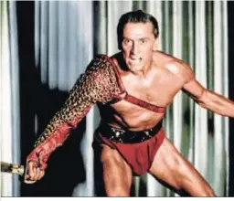  ??  ?? Kirk Douglas en ‘Espartaco’ (Stanley Kubrick, 1960).