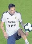  ?? EFE ?? Ángel Di María, volante