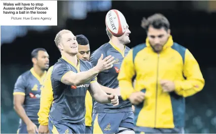  ?? Picture: Huw Evans Agency ?? Wales will have to stop Aussie star David Pocock having a ball in the loose