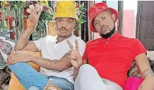  ?? ?? THERE was trouble in paradise not long after Somizi Mhlongo and Mohale Motaung tied the knot. | Instagram