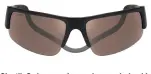  ?? ?? Slastik Swing sunglasses have polarised lenses and magnetic catch attachment
