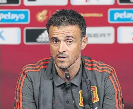  ?? FOTO: GETTY ?? Luis Enrique, satisfecho con la actitud de sus jugadores en esta primera semana de entrenamie­ntos