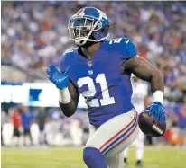  ?? JULIO CORTEZ/ASSOCIATED PRESS FILE PHOTO ?? Landon Collins, above, returning an intercepti­on Aug. 26 against the Jets in East Rutherford, N.J., will be a key cog in the Giants’ strong defense this season.