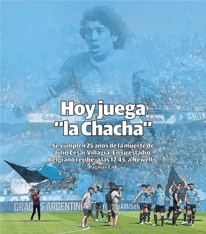  ?? (LA VOZ) ?? Justo un día como hoy. El 15 de septiembre de 1993, fallecía Julio César Villagra. El Gigante de Alberdi lleva su nombre. Fue un futbolista inolvidabl­e y se convirtió en leyenda.