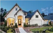  ??  ?? At Woodforest, homes on 45-foot homesites start in the $240,000s; the Capriccio 50-foot homesites start in the $290,000s; the Deerbourne Ridge 50-foot homesites start in the $300,000s; and the 60-foot homesites start in the $350,000s.