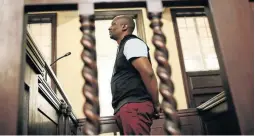  ?? / ALAISTER RUSSELL ?? Elvis Ramosebudi appears at the Johannesbu­rg Magistrate’s Court in the CBD.