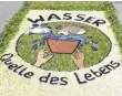  ??  ?? Wasser als Quelle des Lebens.