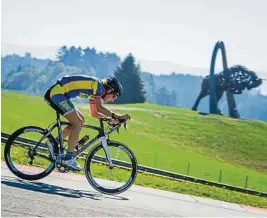  ??  ?? Wo sonst die Motoren laut aufheulen, wird morgen geradelt – beim Kleine Zeitung Ring Rad’ln in Spielberg