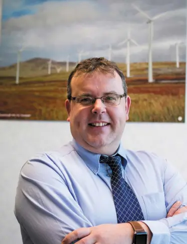  ??  ?? Geoff Codd, Energia head of marketing and retail, which is taking on bigger rival Electric Ireland