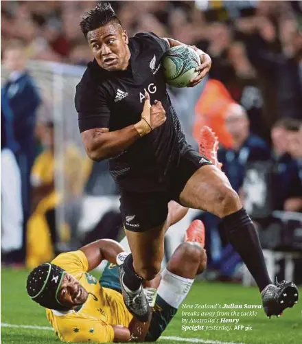  ??  ?? Julian Savea
Henry
AFP pic