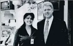  ??  ?? Bill i Monica, una seducció a boca de canó