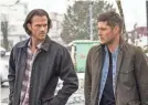  ?? COLIN BENTLEY/CW ?? Jared Padalecki, left, and Jensen Ackles are back for the final season of “Supernatur­al.”