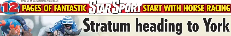  ??  ?? email us at starsport@dailystar.co.uk