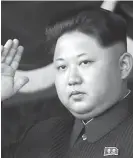  ??  ?? Kim Jong Un