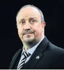  ??  ?? ■ Former United boss Rafael Benitez