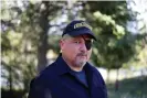  ?? Photograph: Jim Urquhart/Reuters ?? Stewart Rhodes the Oath Keepers militia group leader charged with seditious conspiracy.