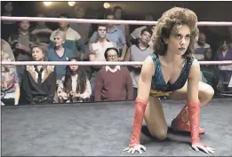  ?? NETFLIX ?? Alison Brie strikes a pose in “GLOW.”