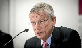  ?? ROBERT KITCHIN/FAIRFAX NZ ?? Reserve Bank governor Graeme Wheeler has questioned whether a continued shortage in supply could see prices begin to rise again.
