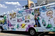  ?? CONTRIBUTE­D BY ANDY BOYLE ?? Kennesaw State University’s Bagwell College of Education iTeach MakerBus travels wherever the road takes it.