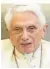  ?? FOTO: D. KARMANN/DPA ?? Der emeritiert­e Papst Benedikt XVI.