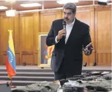  ?? ?? Nicolás Maduro aseguró ayer que su país tiene entre 24,000 y 30,000 millones de dólares bloqueados en
