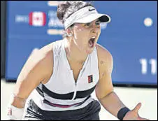  ?? REUTERS ?? Bianca Andreescu became the first wild-card and second-youngest winner at Indian Wells.