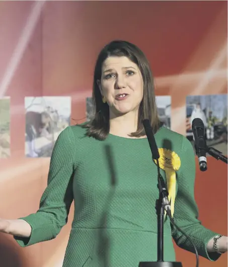  ?? PICTURE: DAVID CHESKIN/GETTY ?? 0 Jo Swinson, who resigned as Liberal Democrat leader after losing her seat, will leave a gap in the party that is hard to fill, says Christine Jardine