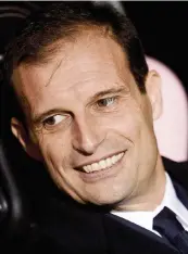  ??  ?? Massimilia­no Allegri, 48 anni, tecnico della Juve