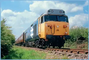  ??  ?? LEFT: Restored on the Gloucester­shire Warwickshi­re Railway by the 50021 Locomotive Associatio­n, 50021 Rodney passes Stanley Pontlarge with a train from Far Stanley to Toddington on
May 8, 1994. The locomotive, now based at Eastleigh, should be back in action soon. Martin Loader