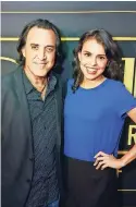  ??  ?? María Fernanda aseguró que su padre Luis Felipe Tovar es muy exigente con ella