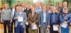  ?? Foto: Spielverei­nigung ?? 50 Jahre nach Vereinsgrü­ndung wurden die Männer der ersten Stunde für langjährig­e Mitgliedsc­haft durch die SpVgg Auerbach/Streitheim geehrt.