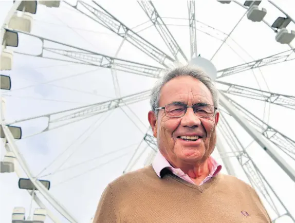  ?? ROB BROWNE ?? ‘This is the greatest place’ – Barry Island Pleasure Park owner Henry Danter as it prepares to reopen