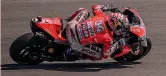  ??  ?? Che Ducati Andrea Dovizioso, 32 anni, ha vinto 18 GP