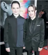  ??  ?? Nupcias. Iniciando el año, Emma Portner y Ellen Page se unieron en matrimonio. Ambas lo dieron a conocer a través de sus cuentas de Instagram con una fotografía de sus anillos.