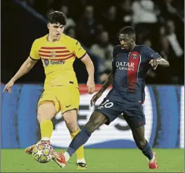  ?? FOTO: AP ?? Ousmane Dembélé anotó ayer su segundo gol en 35 partidos este curso