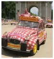  ??  ?? ▲ One of the many Cochonou vehicles at the 2007 Tour de France. Photo: Rick Wilson