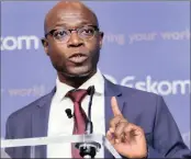  ?? PHOTO: NICHOLAS RAMA ?? Suspended Eskom executive Matshela Koko may know his fate today when Eskom publishes its annual report.