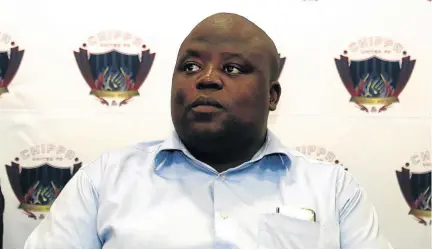  ?? / RICHARD HUGGARD/GALLO IMAGES ?? Chippa United chairman Chippa Mpengesi says he relocated his club to Port Elizabeth because the city of Cape Town is not friendly to football.