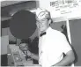  ?? Photo courtesy of Russell M. Webb ?? Russell M. Webb was working at Church’s Fried Chicken in Port Arthur when man walked on the moon.