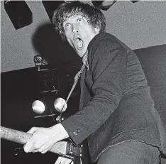  ??  ?? Creative force: Wilko on stage at The Music Machine in 1979