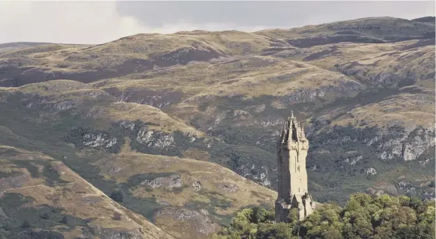  ?? PICTURE: GETTY IMAGES ?? 0 The Wallace Monument commemorat­es the national hero’s battles – and now its operators face their own battle as local council seeks to take control