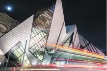  ??  ?? The Royal Ontario Museum is a stunning landmark at night.